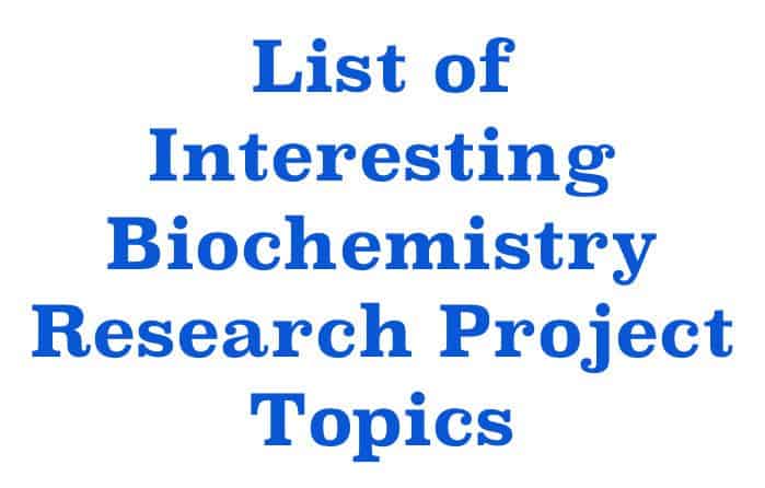 list of project topics