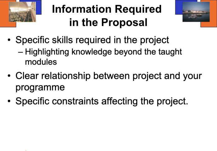 How to Write a Final Year Project Proposal