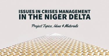 Issues in Crises Management in the Niger Delta