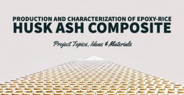 Epoxy-Rice Husk Ash Composite