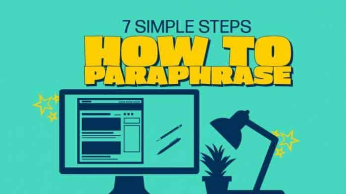 How to Paraphrase in 7 Simple Steps - Easy Tips