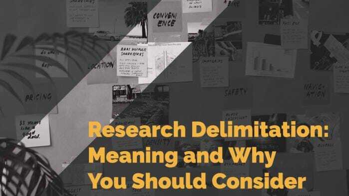 research delimitation meaning