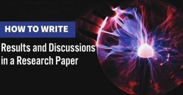 How to Write Results and Discussions in a Research Paper